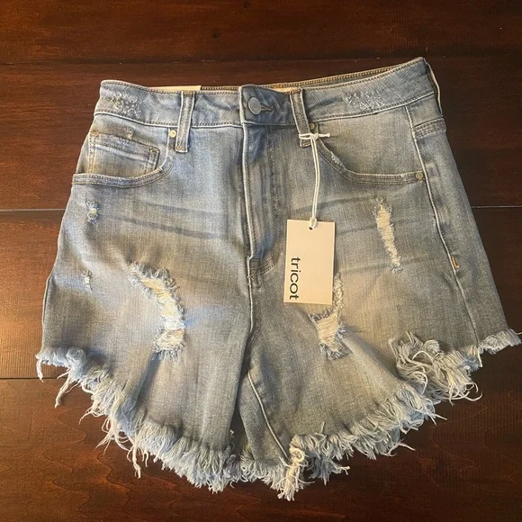 Tricot Comme des Garcons | Shorts | Tricot Denim High Low Jean 